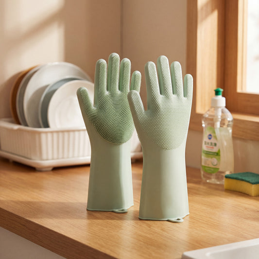 Cozina Silicone Rubber Cleaning Gloves
